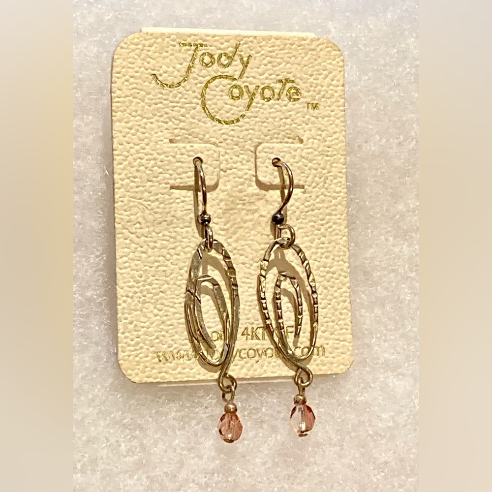 Jody Coyote Silver Dangle with Bead